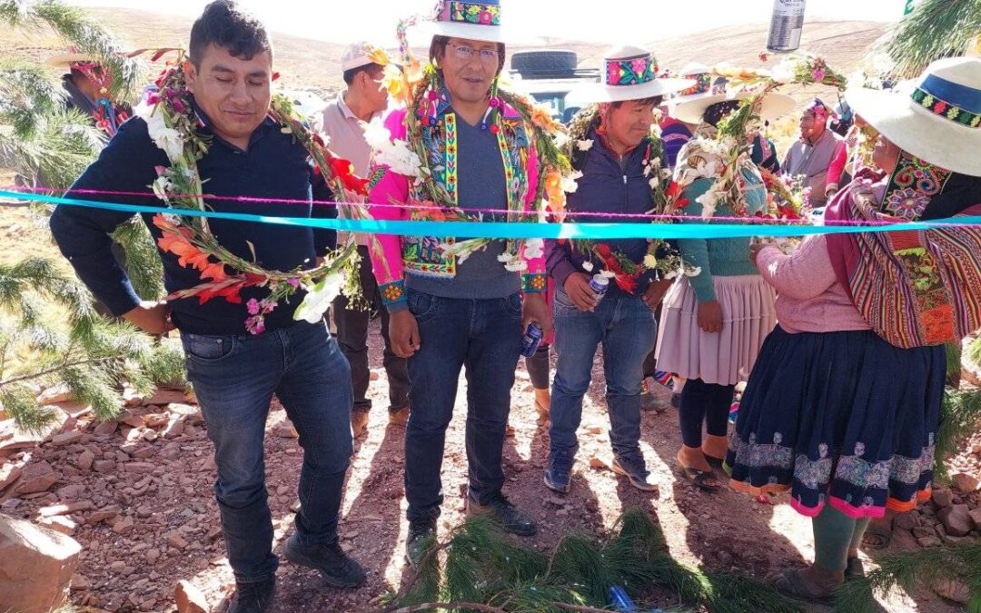 ENTREGA DE APERTURA DE CAMINO DE LAS COMUNIDADES CHALLA ARRIBA – CHAUPIRANCHO