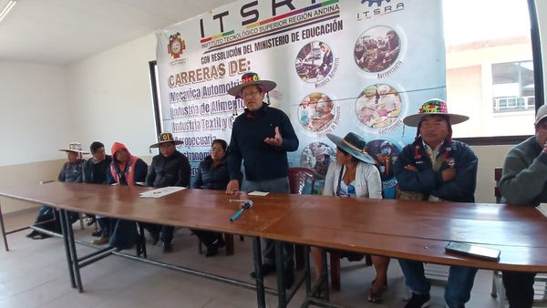 INICIO DE CLASES DE NUESTRO INSTITUTO TECNOLÓGICO SUPERIOR REGIÓN ANDINA ITSRA GESTIÓN 2.024