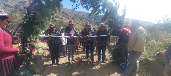 CONEXIÓN VIAL EN KJARKAS: NUEVO CAMINO DE 2.6 KM