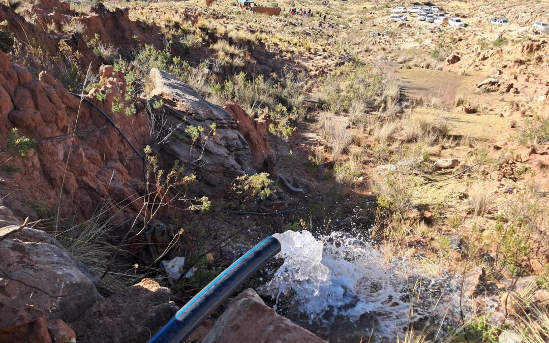 SISTEMA DE MICRO RIEGO EN KALLANI BAJO PRIMERA FASE