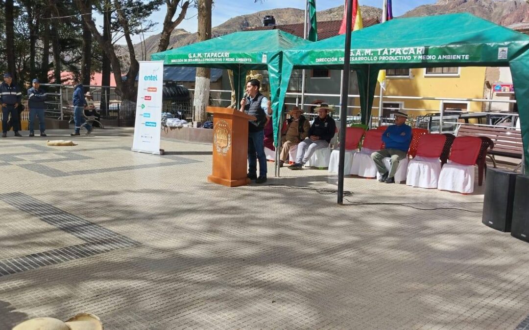 FIBRA ÓPTICA FASE III EN TAPACARÍ MEJORA EL INTERNET