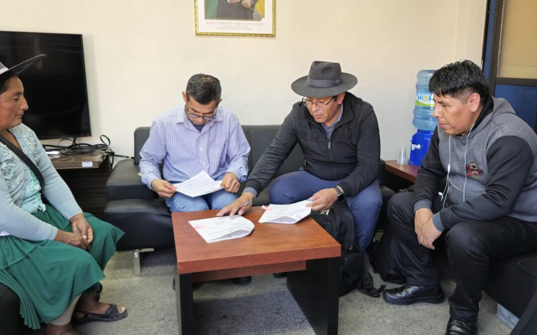 CONVENIO PARA CONSTRUIR PUENTE RAMADAS – AÑUCHIRI