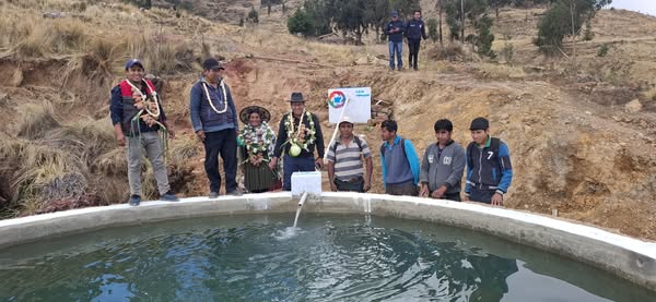 tanque circular de almacenamiento de agua para riego