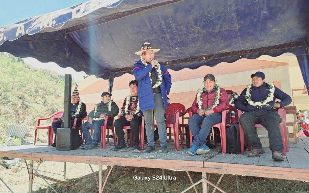 INICIO DE OBRA DEL PROYECTO ELECTRIFICACIÓN RURAL REGIÓN ANDINA -TAPACARI
